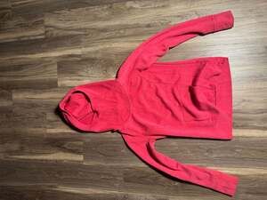 North Face Women's Pink Polar Fleece Hoodie Size S